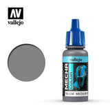 VALLEJO 17ml Bottle Medium Grey Mecha Color