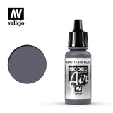 VALLEJO 	17ml Bottle Metallic Black Model Air