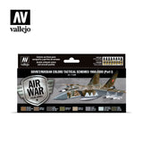 VALLEJO 17ml Bottle Soviet/Russian Tactical Schemes 1960-2000 Part I Model Air War Paint Set (8 Colors)