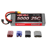 VENOM LIPO 7.4V 2S 5000mah 25C W/ UNI-2.0