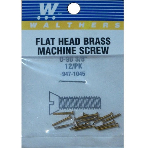 SCREW FLAT HEAD 00-90 3/8"