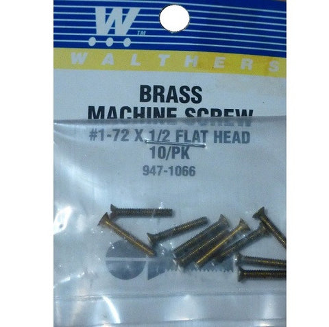 SCREW FLAT HEAD 1-72 1/2"