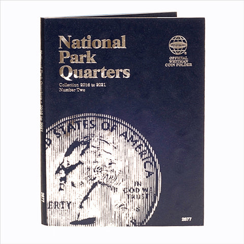 WHITMAN National Park Quarters Vol.2 2016-21 Philadelphia & Denver Mint Coin Folde