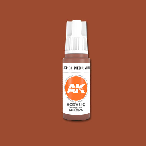 Medium Rust 3G Acrylic Paint 17ml Bottle