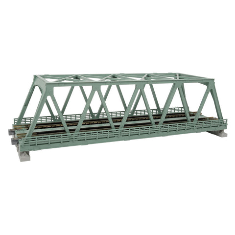 KATO N Unitrack Bridge, Double Truss 9-3/4" - Light Green