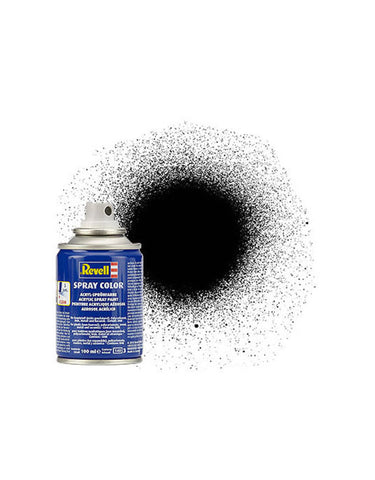 REVELL 100ml Acrylic Black Silk Spray