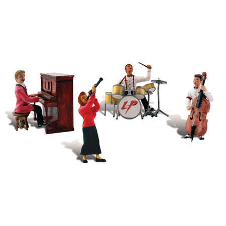 WOODLAND SCENICS HO Figures: Music To My Ears