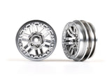TRAXXAS TRX-4M Wheels, 1.0" (satin chrome) (2)