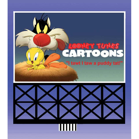 N  ANIMATED SIGN LOONEY TUNES