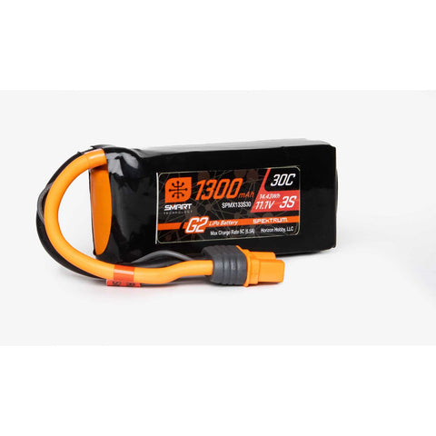 SPEKTRUM SMART-G2 LIPO 11.1V 3S 1300mah 30C W/ IC3