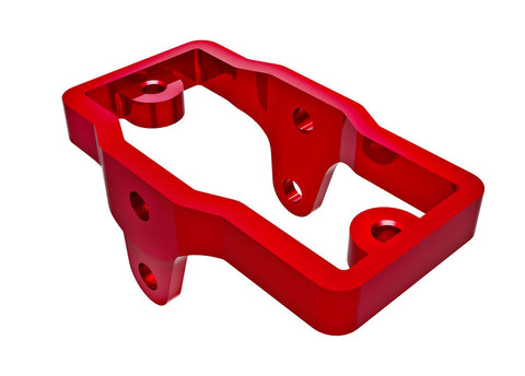 TRAXXAS TRX-4M Servo mount, 6061-T6 aluminum (red-anodized)