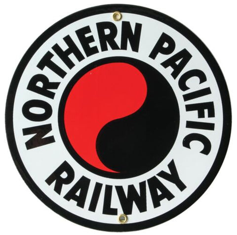 RAILROAD SIGN NORTHERN PACIFIC