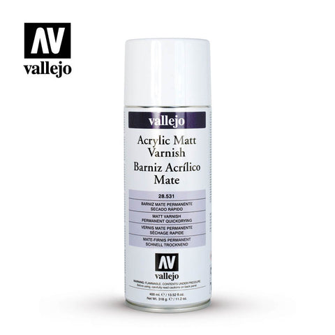 VALLEJO Acrylic Matt Varnish 400ml Spray