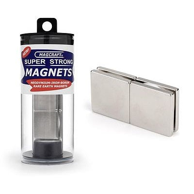 1"X1"X1/8"Rare Earth Block Magnets (4)
