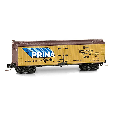 MICRO TRAINS  Z 50' Rib Side Box Car FMC Plug Door w/o Roofwalk Central Vermont #50098
