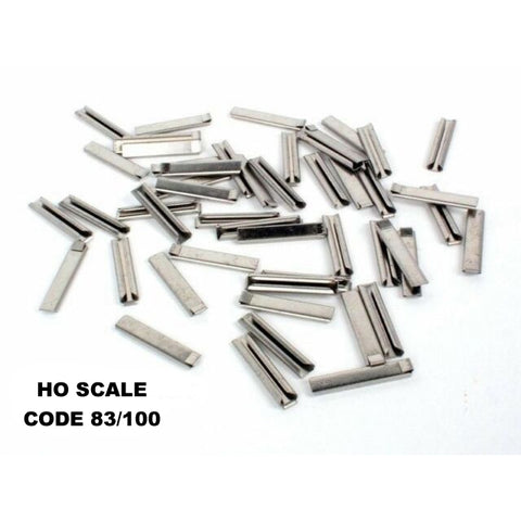 WALTHERS Code 83 or 100 Nickel-Silver Rail Joiners pkg(48)