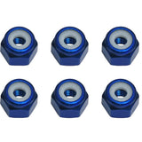 ASSOCIATED Lock Nut, Blue Aluminum