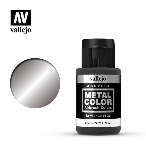 VALLEJO 	32ml Bottle Steel Metal Color