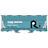 ACCURAIL HO Covered Hopper, 2-Bay ACF, Rock Island #512064