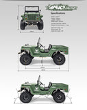 GMADE 1/10 MILITARY SAWBACK 4 LS 4WD BRUSHED RTR