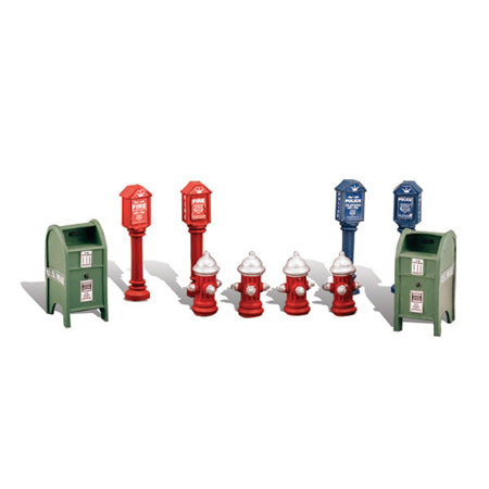 WOODLAND SCENICS HO Figures: Street Items
