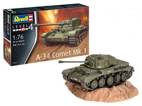 REVELL  1/76  A34 COMET MK TANK