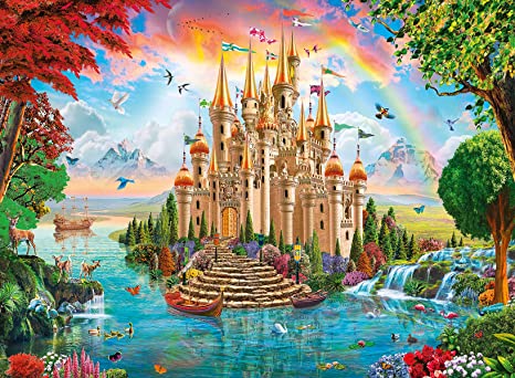 RAVENSBURGER 100-PIECE Rainbow Castle