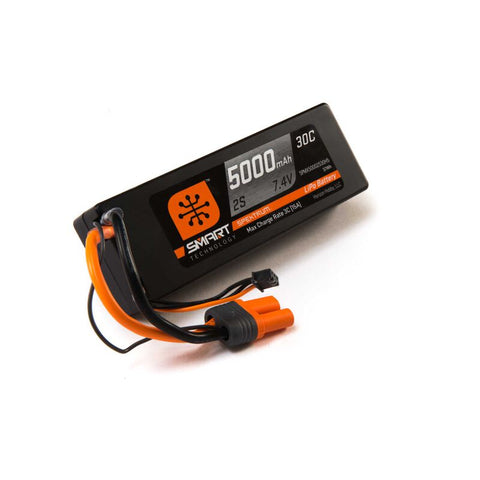 SPEKTRUM SMART LIPO 7.4V 2S 5000mah 30C W/ IC5