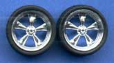 1/24-1/25 T's 19" Chrome Rims w/Tires (4