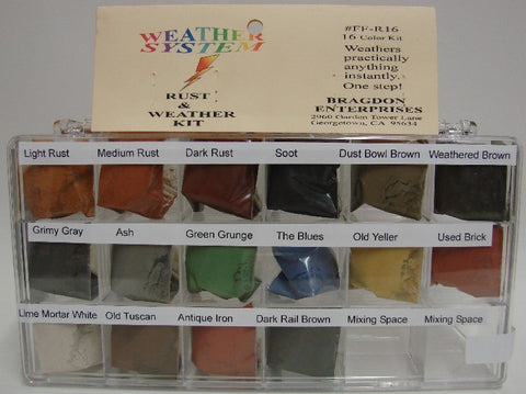 1/2oz Rust & Weathering Powder Set (16)