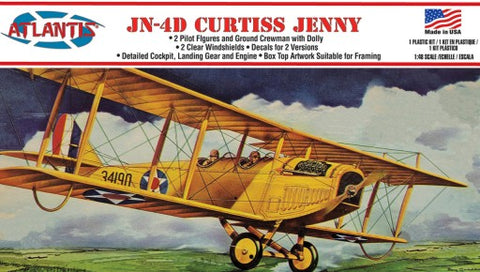 ATLANTIS  1/48 Curtiss Jenny JN4 BiPlane