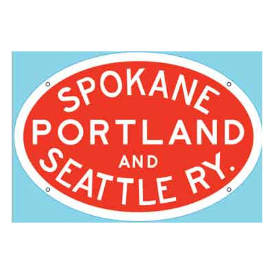 RAILROAD SIGN SP&S LOGO