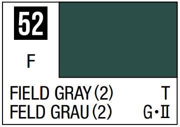 MR HOBBY 10ml Lacquer Based Flat Field Gray