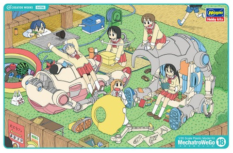 HASEGAWA  1/35 Mechatro WeGo #18 Warm & Cool Mechanical Mobile Suits (2 Kits)