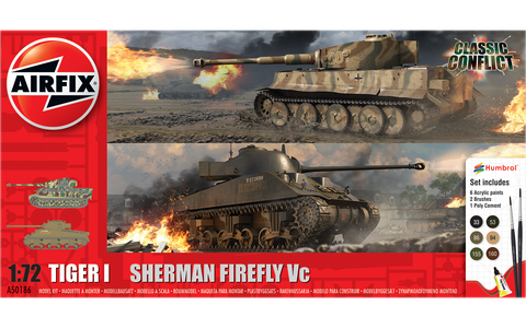 AIRFIX 1/72 CLASSIC CONFLICT TIGER 1 VS SHERMAN FIREFLY