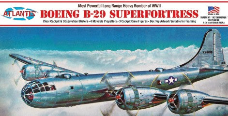 ATLANTIS 1/120 WWII B29 Superfortress Long Range Heavy Bomber