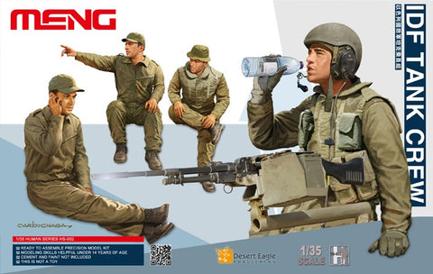 MENG 1/35 IDF Tank Crew Figure Set (4)