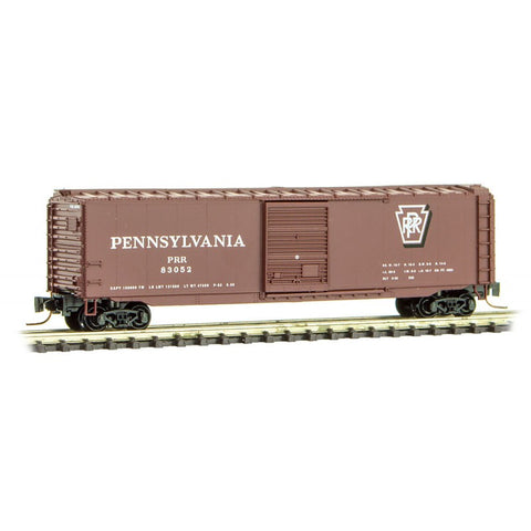 MICRO TRAINS Z 50' Single Door Boxcar Pennsylvania RR #83052
