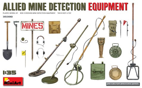 MINIART 1/35  WWII Allies Mine Detection Equipment