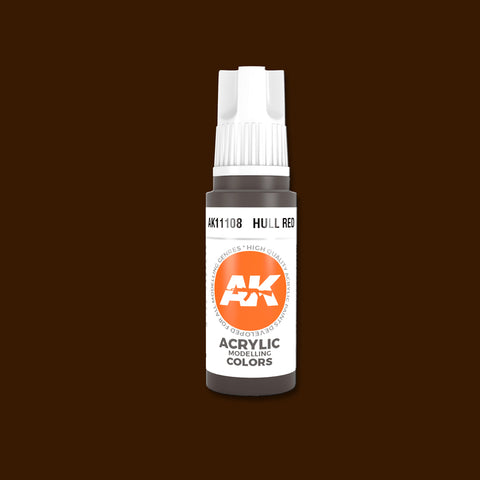 AKI Hull Red 3G Acrylic Paint 17ml Bottle