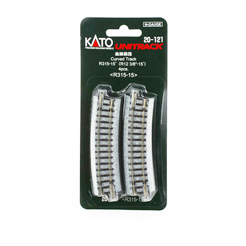 N 12-3/8" RADIUS CURVED 15 DEG