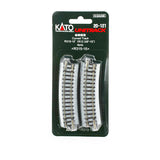 KATO N  Unitrack Curved Track 'R315-15' 12-3/8" Radius 15 degree curve - 4 Pieces