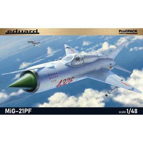 EDUARD 1:48 MiG21 PF SOVIET COLD WAR FIGHTER JET KIT