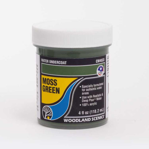WOODLAND SCENICS Water Undercoat Moss Green 4oz