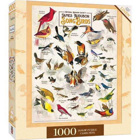 1000-PIECE Audubon - Songbirds PUZZLE