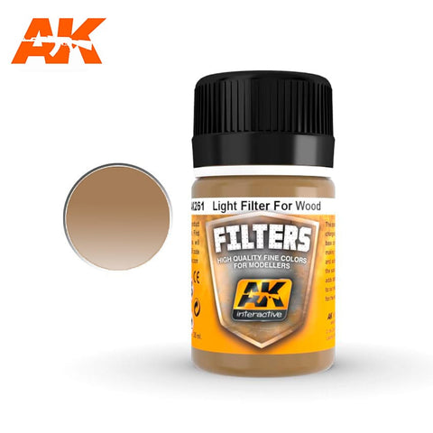 AKI Light Filter for Wood Enamel Paint 35ml Bottle