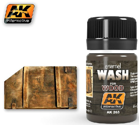 AKI Wash for Wood Enamel Paint 35ml Bottle