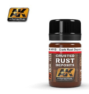 AKI Dark Rust Crusted Deposits Enamel Paint 35ml Bottle