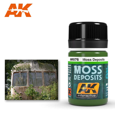 AKI Moss Deposit Enamel Paint 35ml Bottle