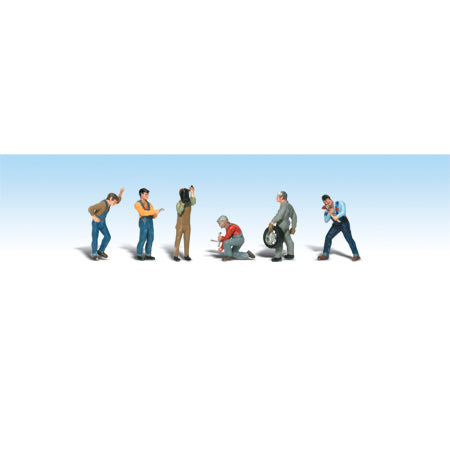 WOODLAND SCENICS HO Figures: Auto Mechanics